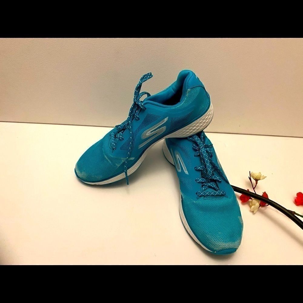 Skechers Go walk walking shoes, Teal , US 7.5